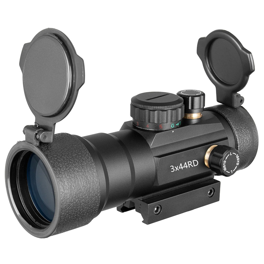 Red Dot Tactical Optics Riflescope 1x40RD / 3x42RD / 3x44RD Fit 11/20mm Rail For Hunting